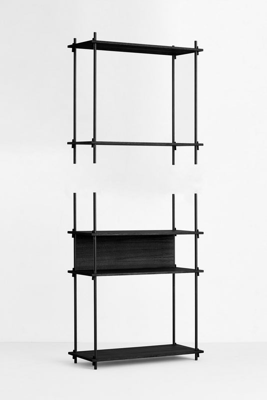 Moebe Shelving - Floor Standing / Double Bay Set (S.85.2.D)