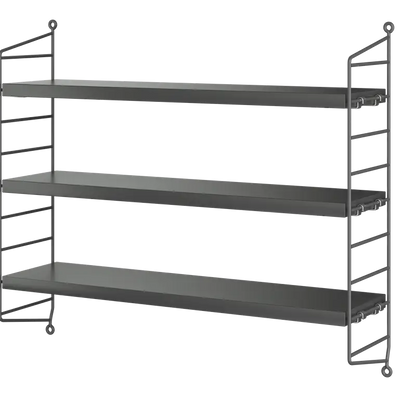 String Pocket Shelving - Wood