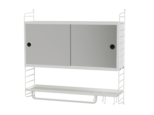 String Bathroom Shelving Cabinet System