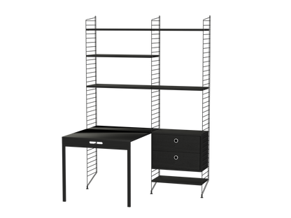 String Workspace (E) with folding desk