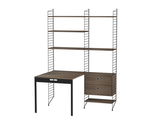 String Workspace (E) with folding desk