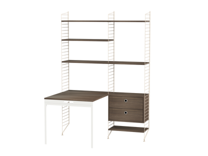 String Workspace (E) with folding desk