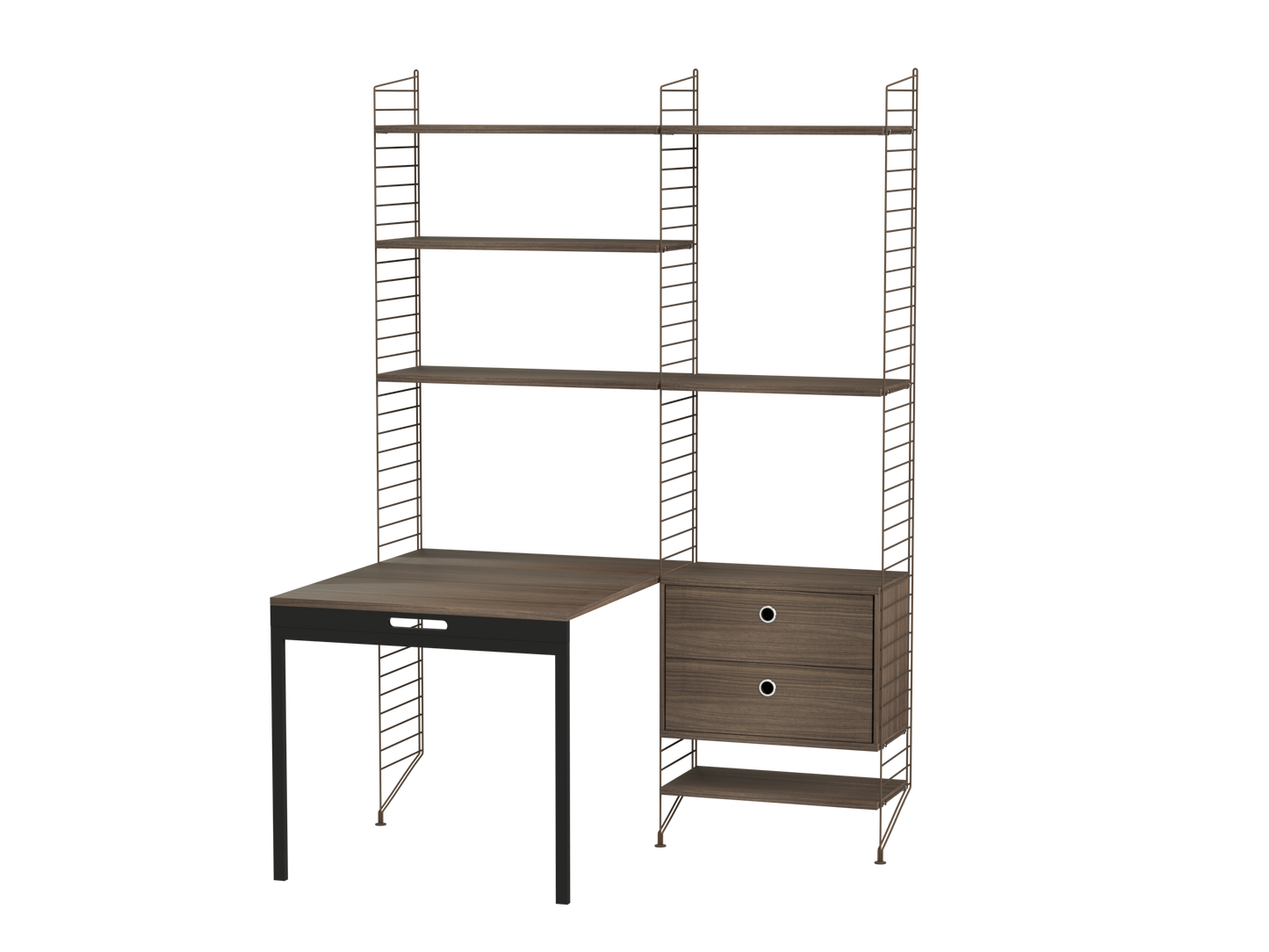 String Workspace (E) with folding desk