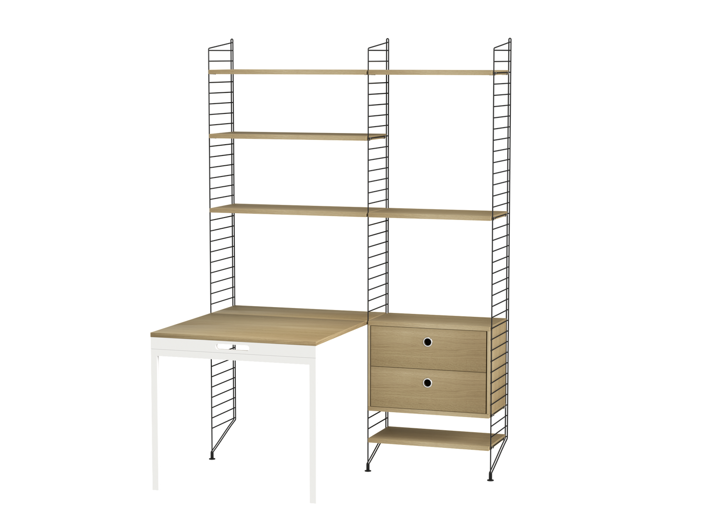String Workspace (E) with folding desk