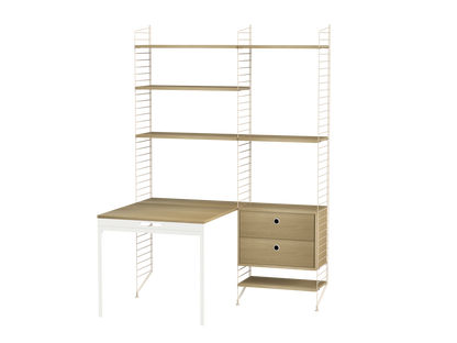 String Workspace (E) with folding desk