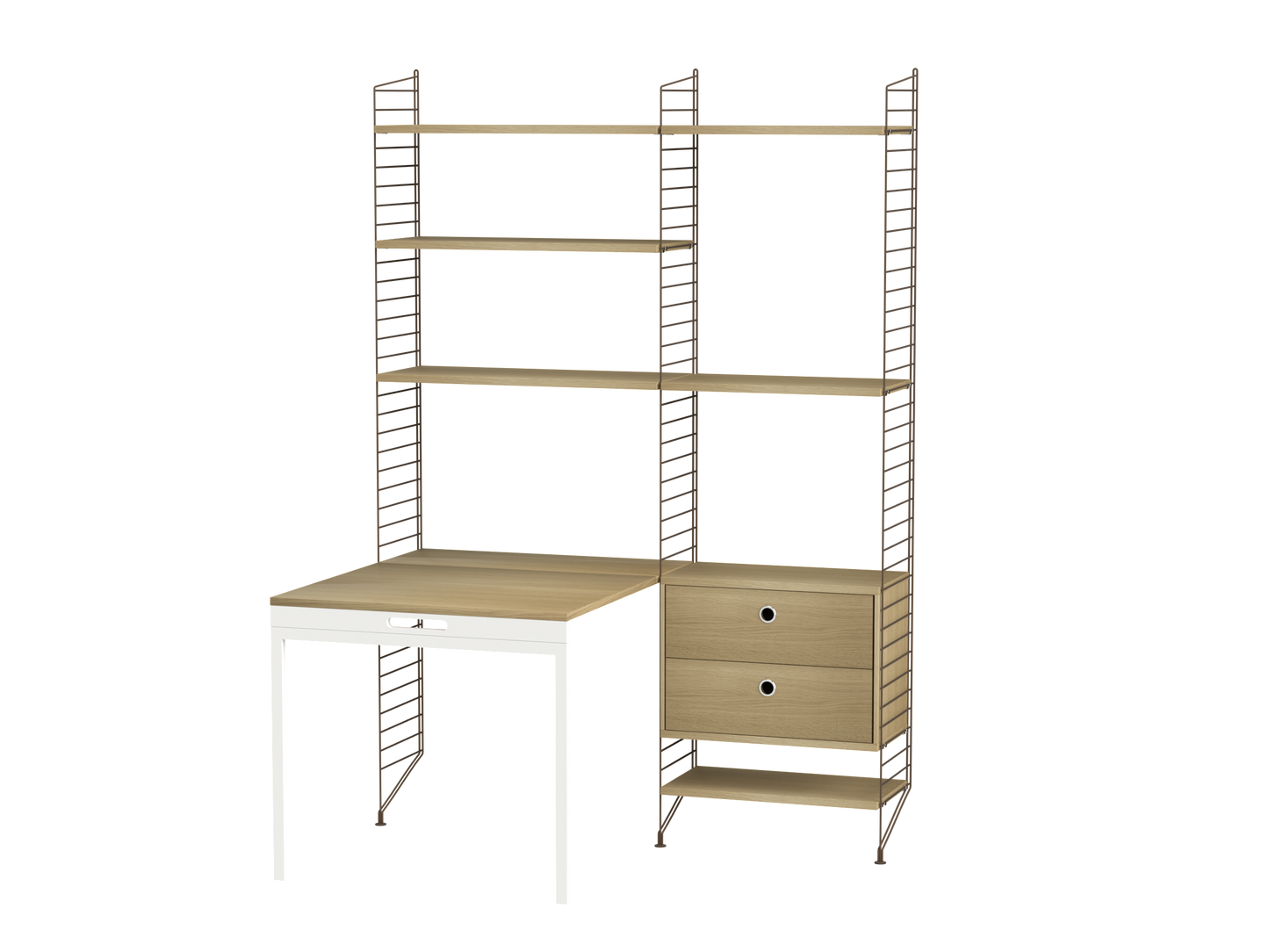 String Workspace (E) with folding desk