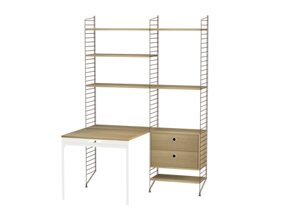 String Workspace (E) with folding desk