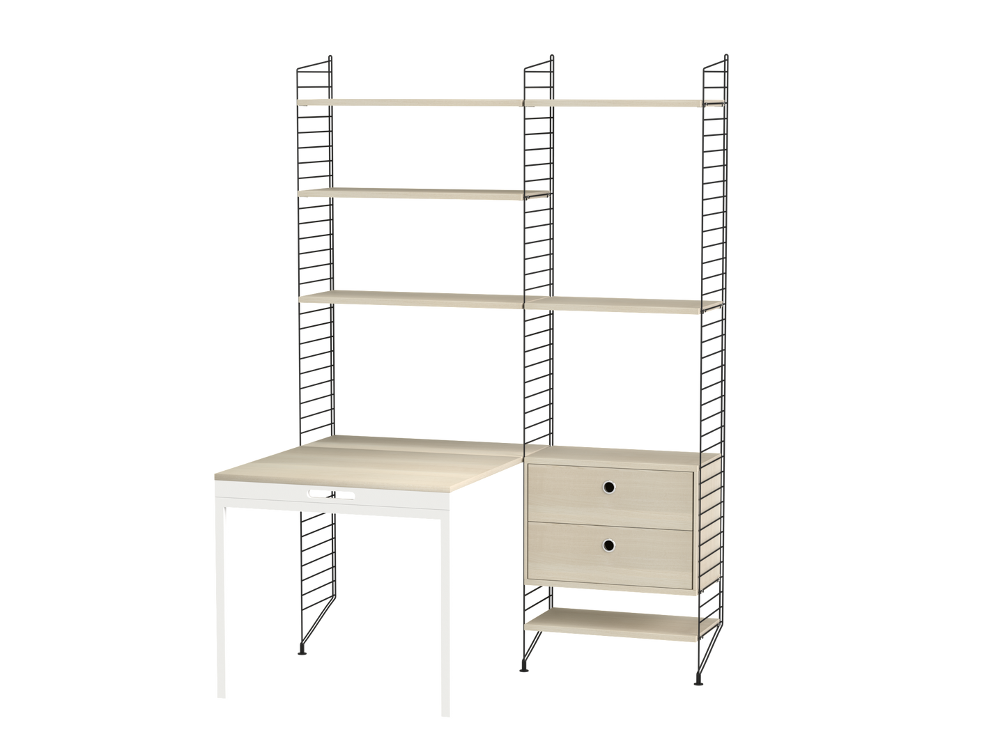 String Workspace (E) with folding desk