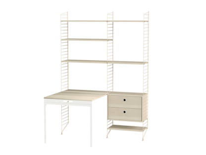 String Workspace (E) with folding desk