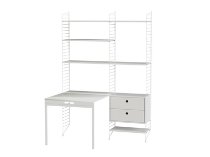 String Workspace (E) with folding desk