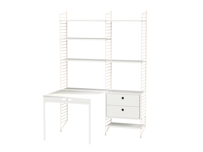 String Workspace (E) with folding desk