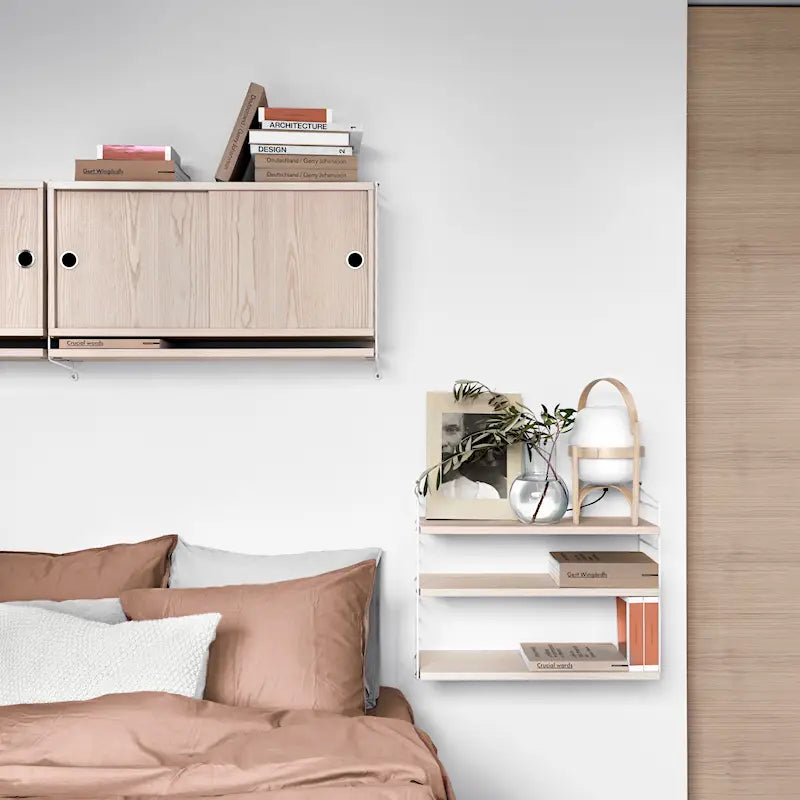 String Pocket Shelving - Wood