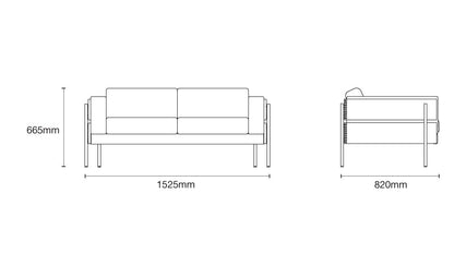 Case Forum 2 Seater Sofa