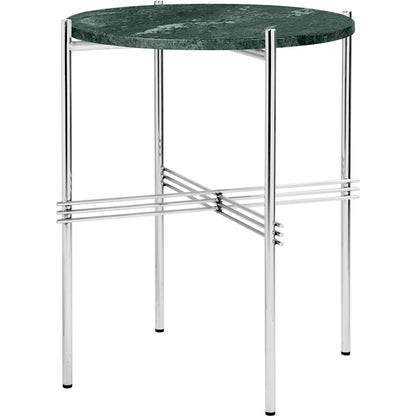 GUBI TS Coffee Table - Dia. 40 - Polished Steel base