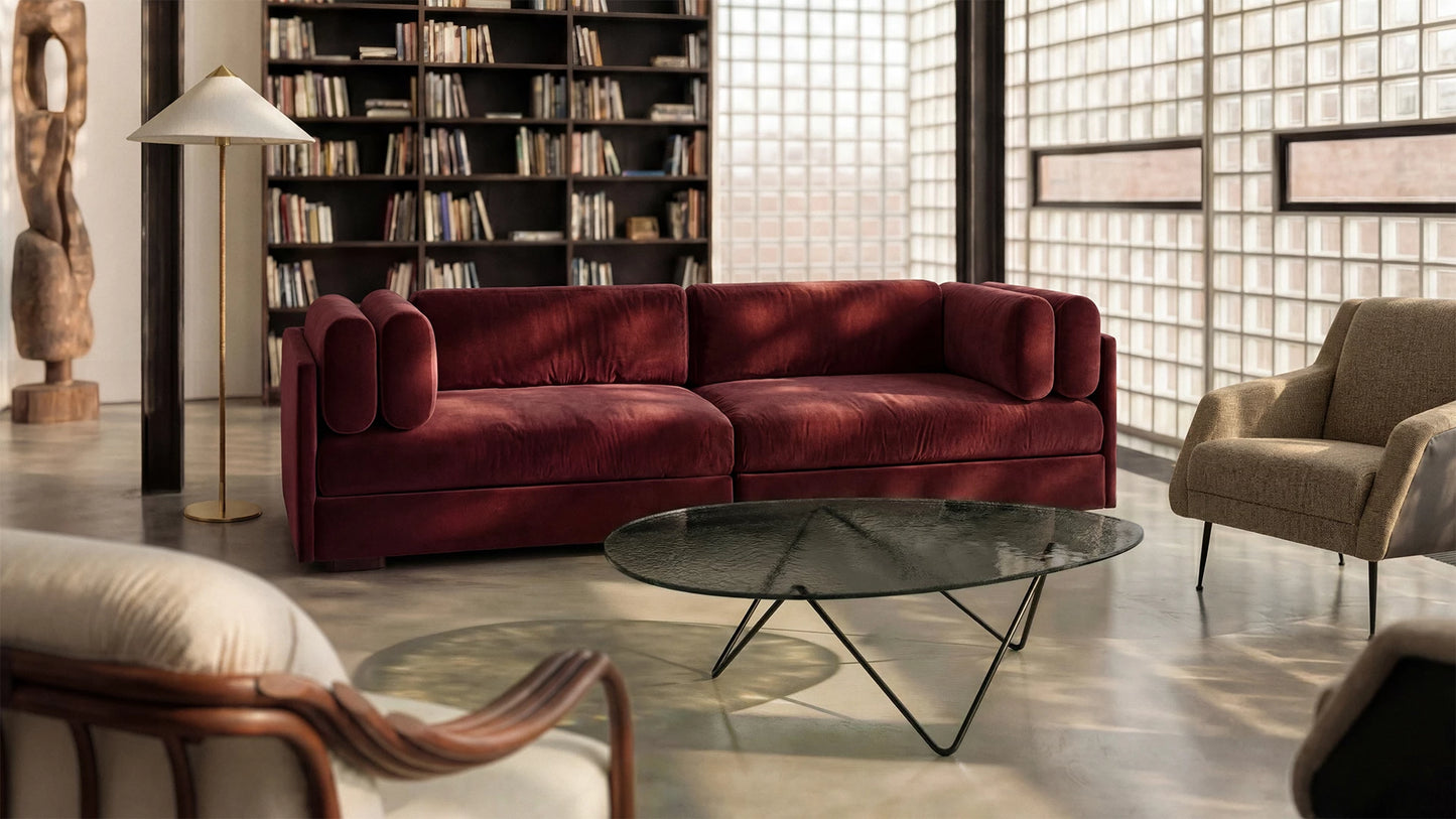 GUBI Pedrera Coffee Table - Transparent Glass