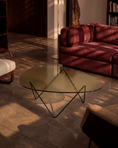 GUBI Pedrera Coffee Table - Transparent Glass