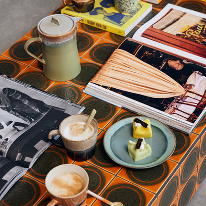 HKLiving 70s Ceramics: Cappuccino Mugs - Verve