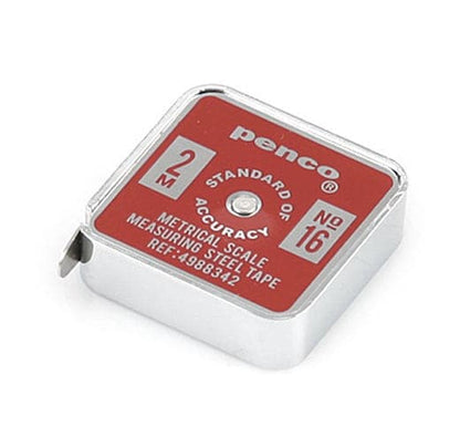 Notable Designs Hightide Penco Pocket Tape Measure (2m) Red