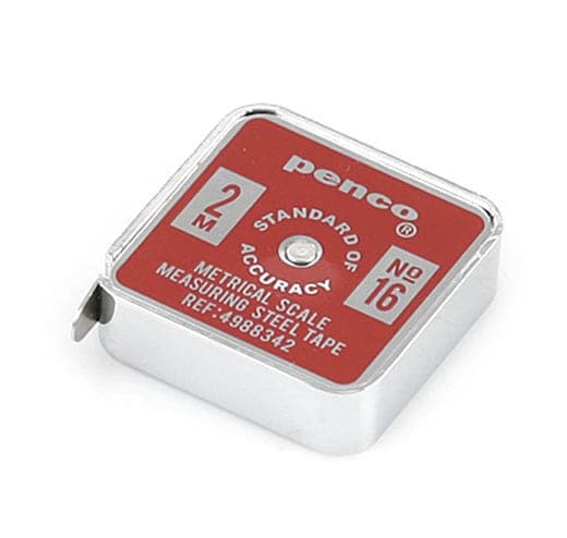 Notable Designs Hightide Penco Pocket Tape Measure (2m) Red