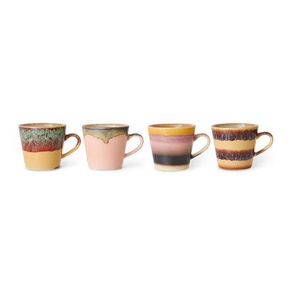 HKLiving 70s Ceramics: Cappuccino Mugs - Vista