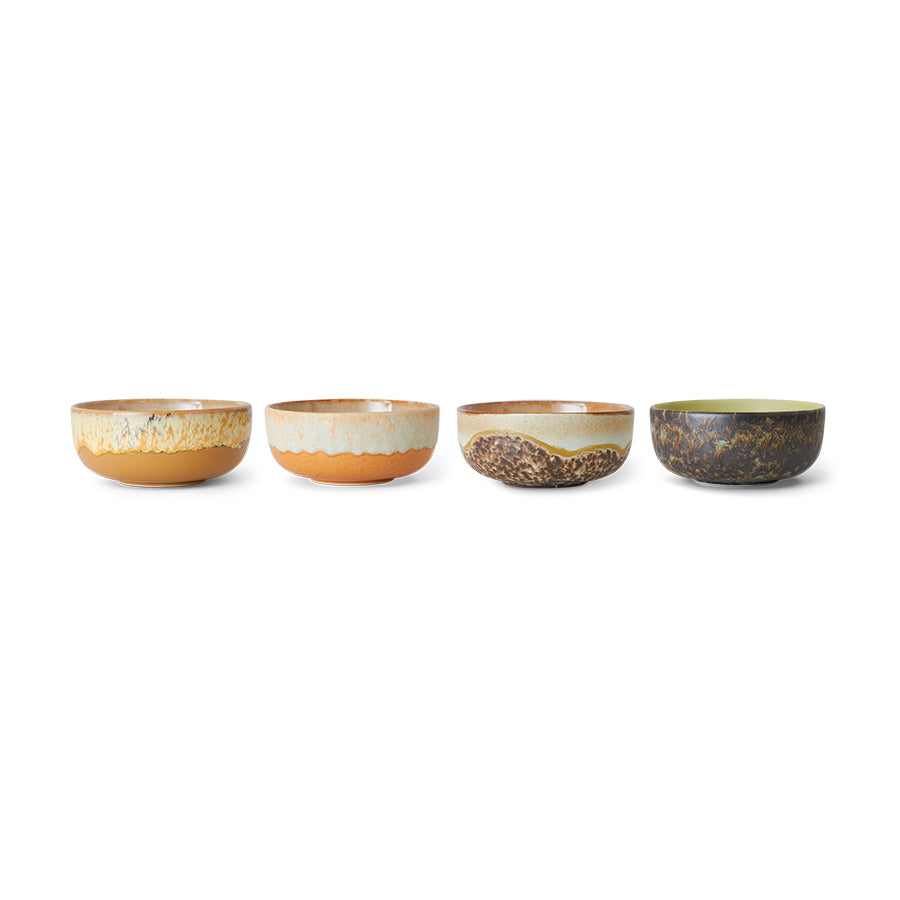 HKLiving 70s Ceramics: Tapas Bowls - Drift