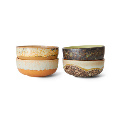 HKLiving 70s Ceramics: Tapas Bowls - Drift