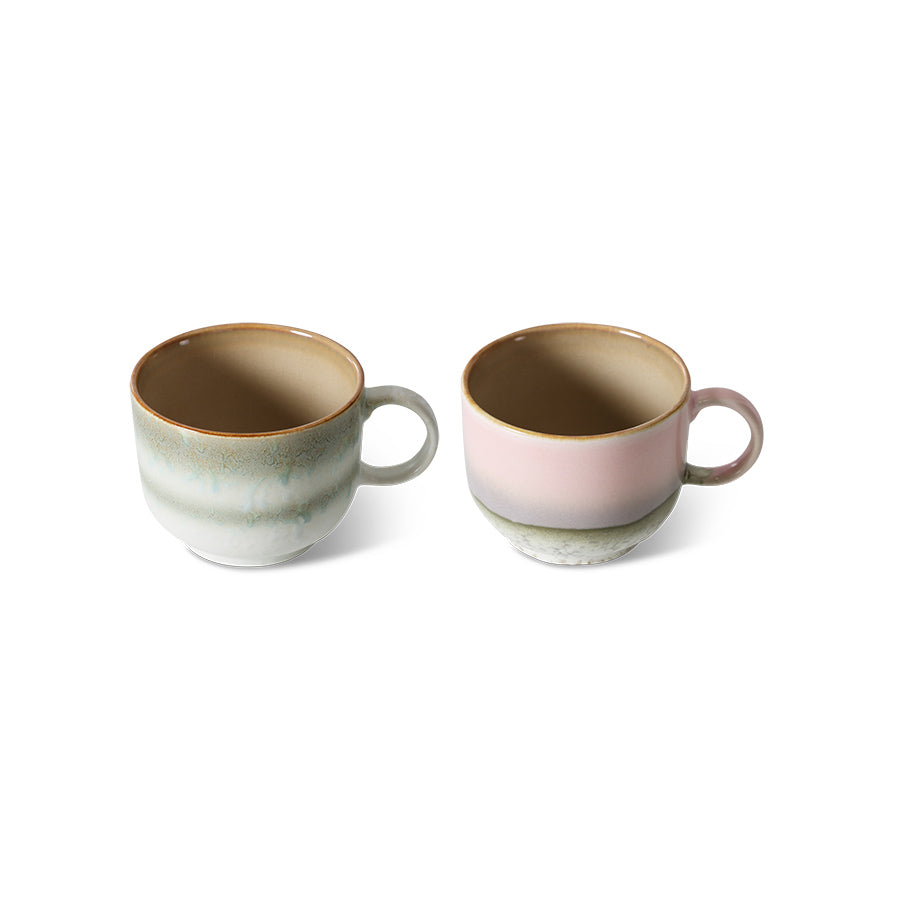 HKLiving 70s Ceramics: Tea Cups - Nova
