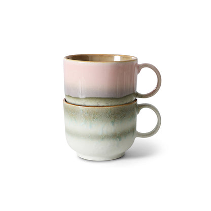 HKLiving 70s Ceramics: Tea Cups - Nova