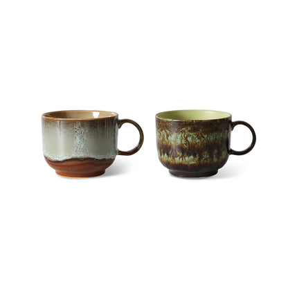 HKLiving 70s Ceramics: Tea Cups - Odyssey