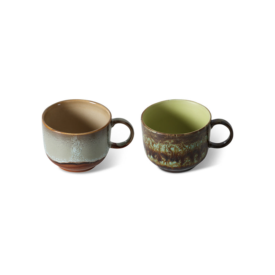 HKLiving 70s Ceramics: Tea Cups - Odyssey