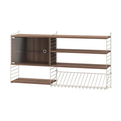 String Living Room (S) Display Cabinet Shelving