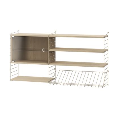 String Living Room (S) Display Cabinet Shelving