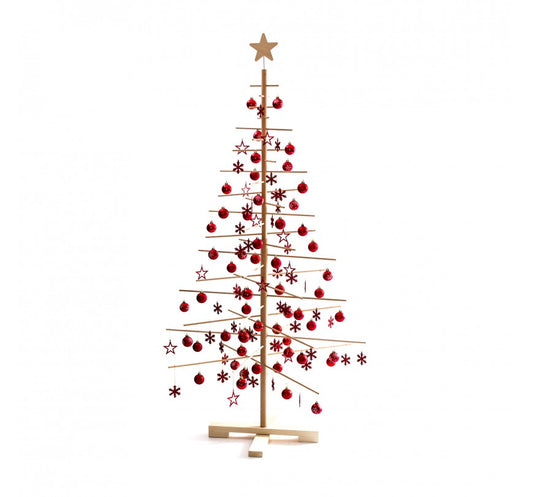 minima. Wooden Christmas Tree