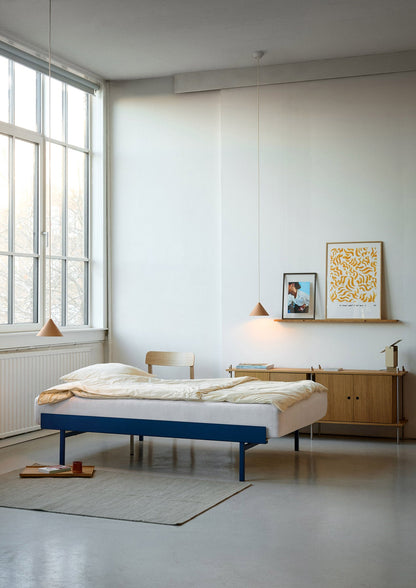 Moebe Bed: 90cm High