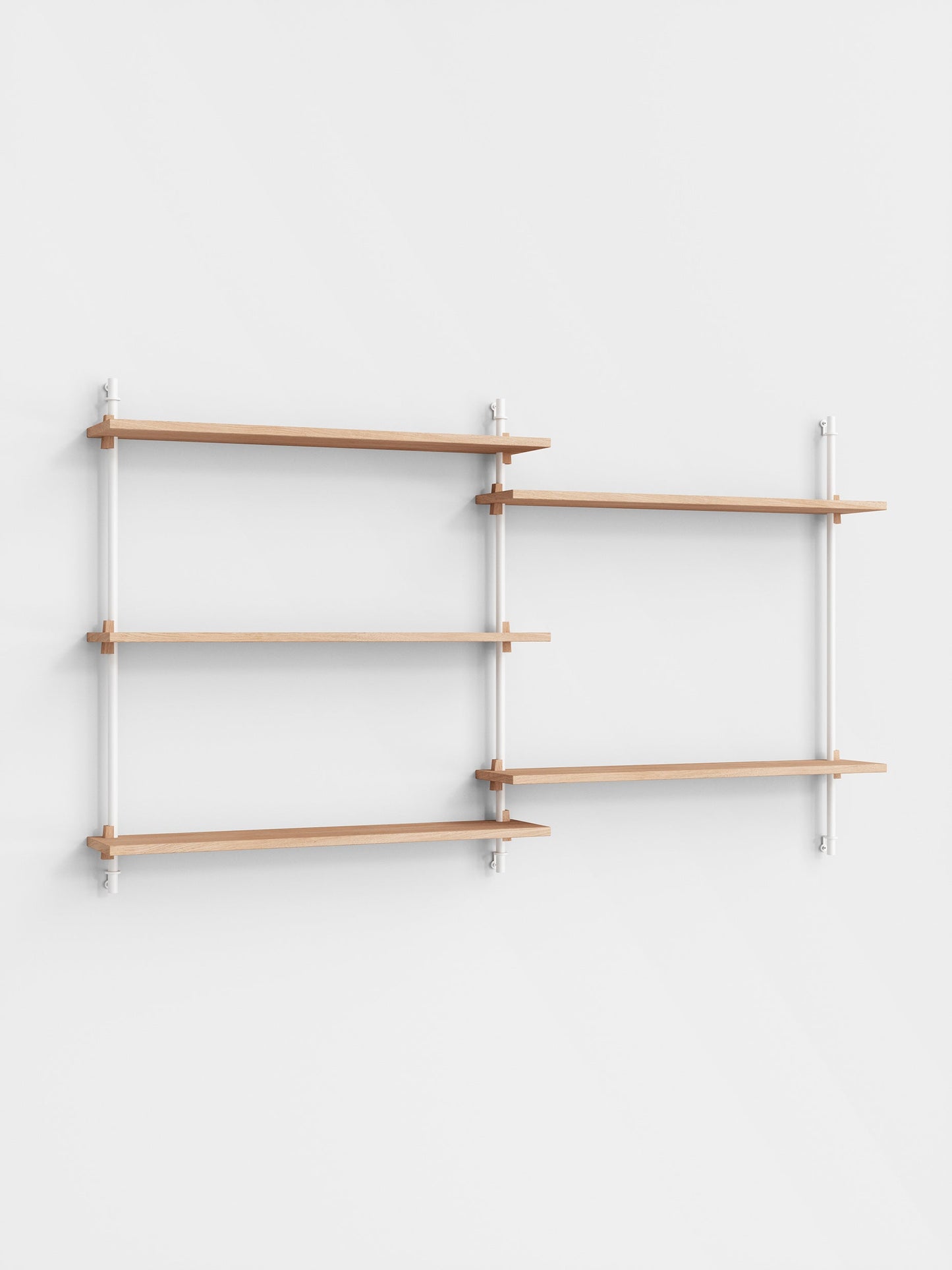 Moebe Shelving - Wall / Double (WS.82.2)