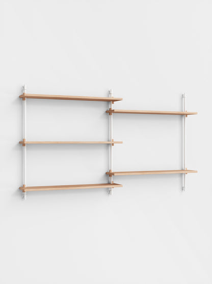 Moebe Shelving - Wall / Double (WS.82.2)