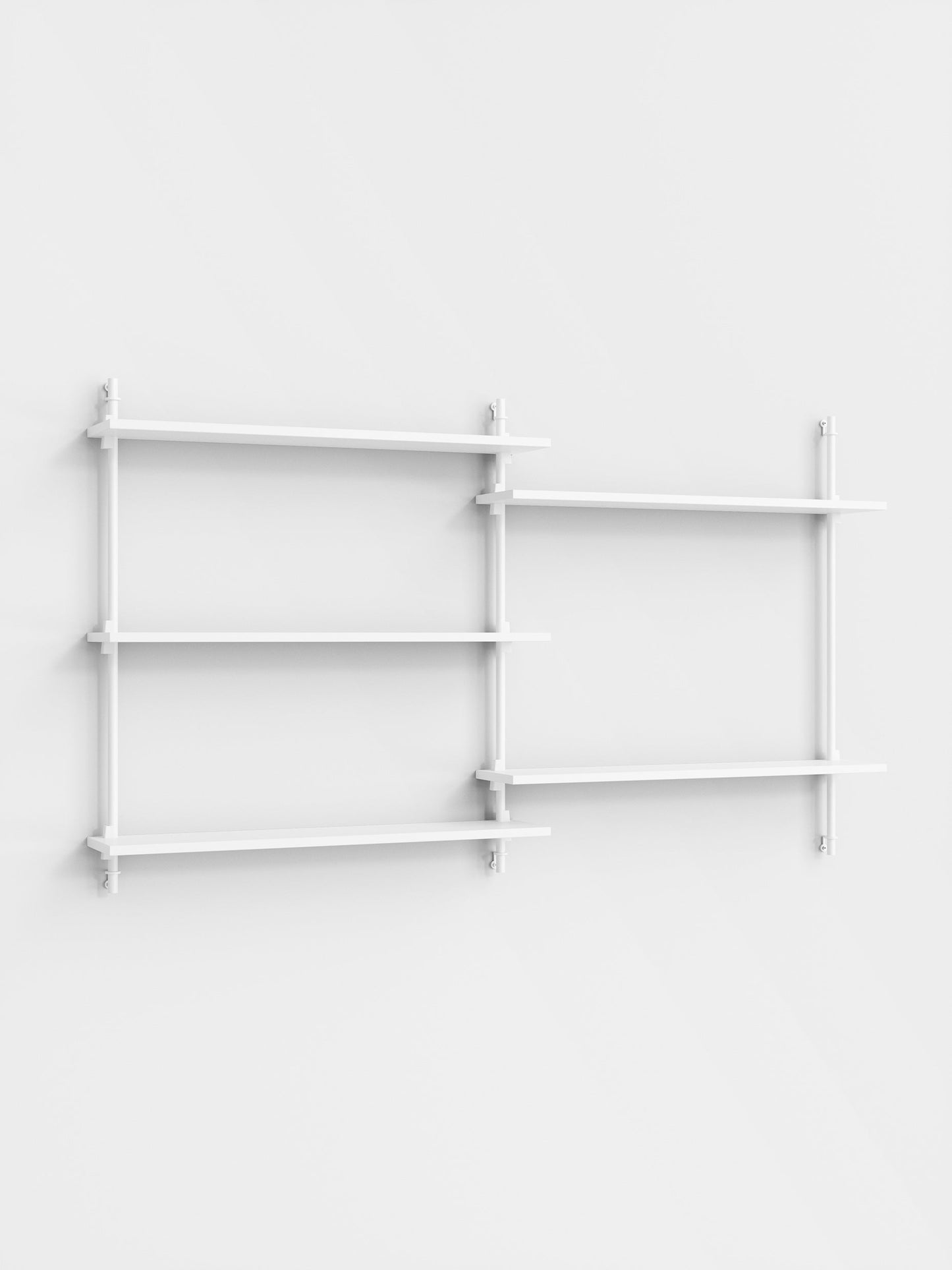 Moebe Shelving - Wall / Double (WS.82.2)