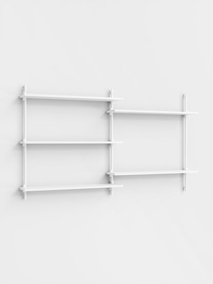 Moebe Shelving - Wall / Double (WS.82.2)