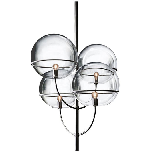 Oluce Lyndon Pendant Light - Chrome Plated