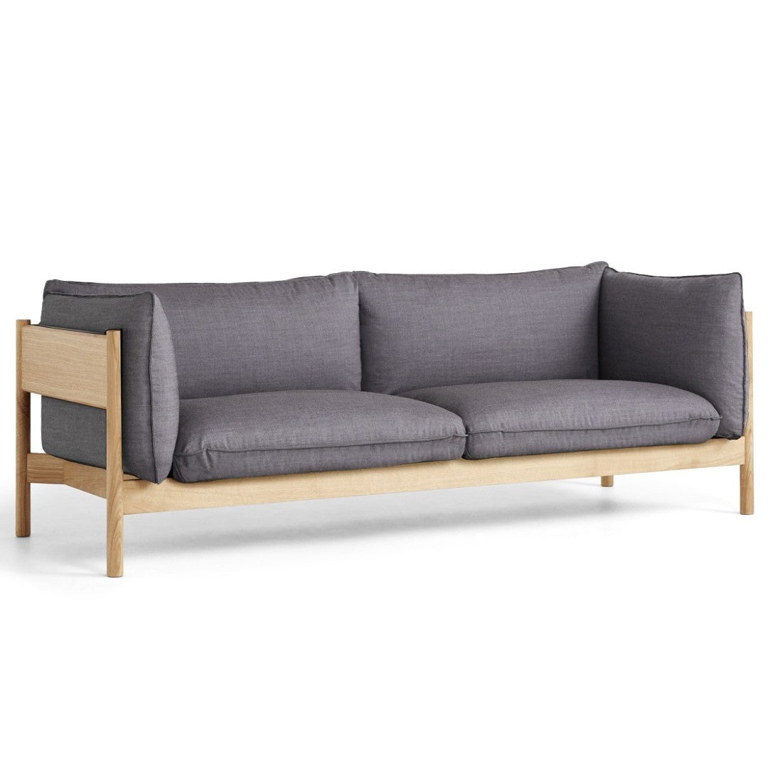 Hay Arbour Eco 3 Seater Sofa - Oak Frame