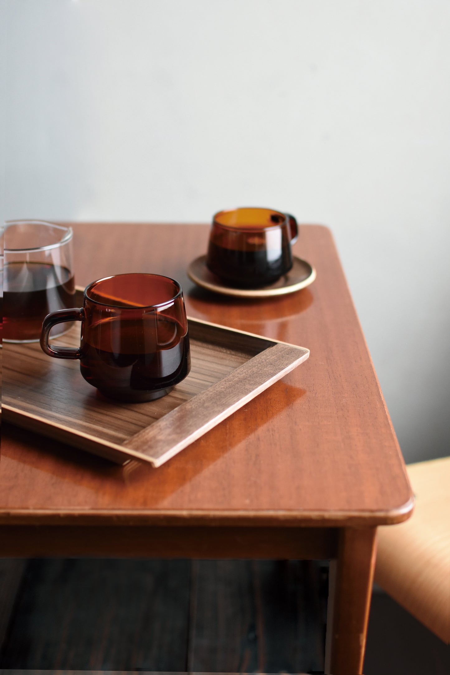 Kinto Sepia Cup and Saucer 270ml