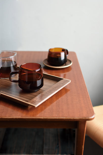 Kinto Sepia Cup and Saucer 270ml