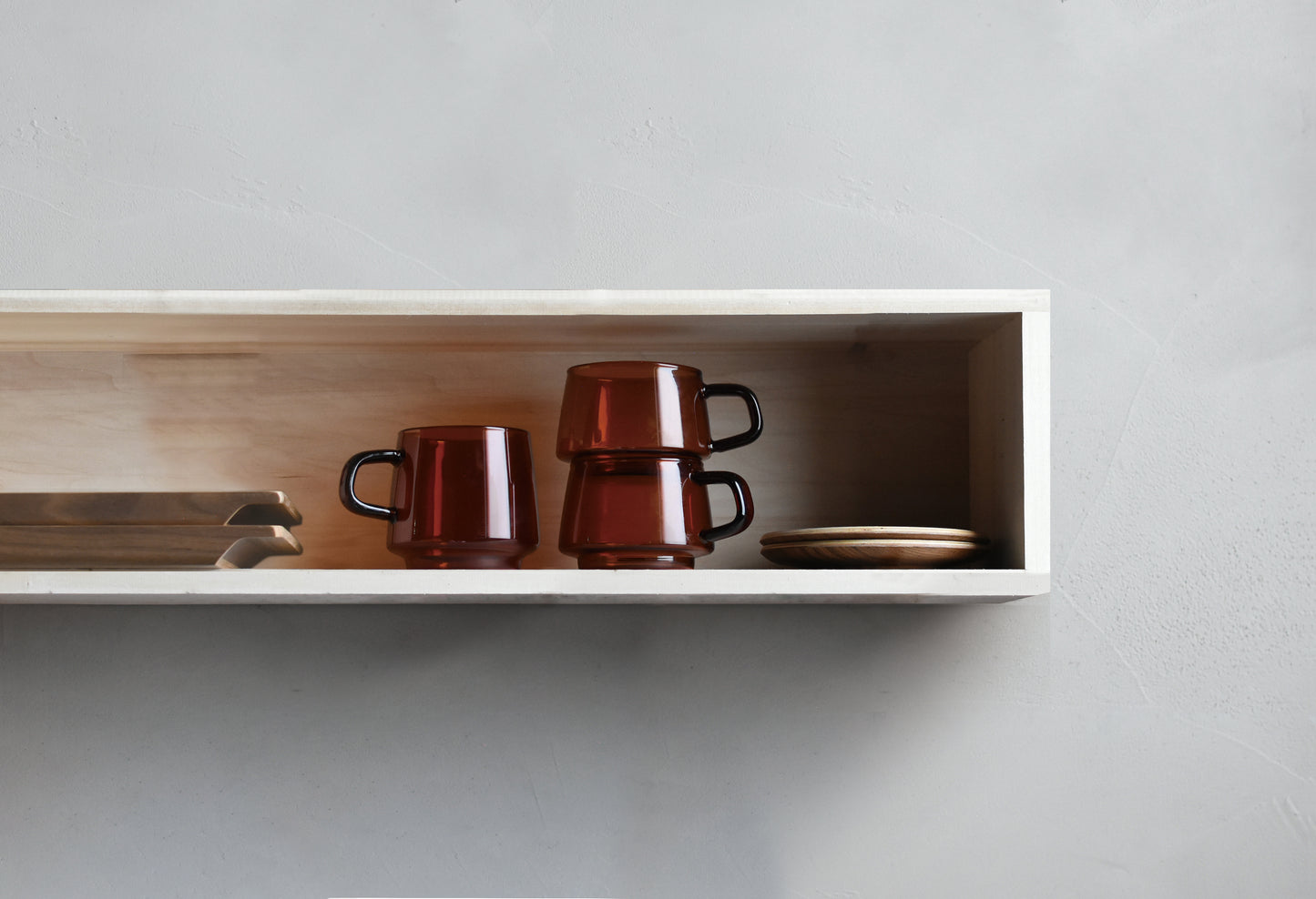 Kinto Sepia Cup and Saucer 270ml