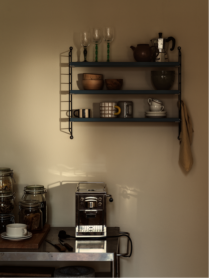 String Pocket Shelving - Wood