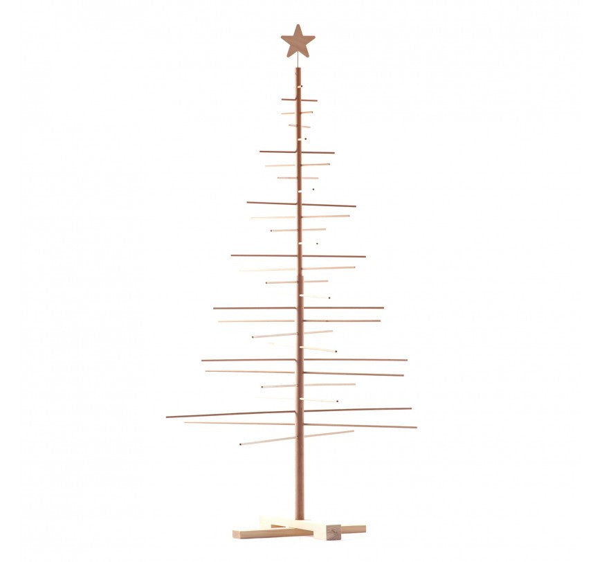 minima. Wooden Christmas Tree