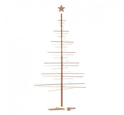 minima. Wooden Christmas Tree