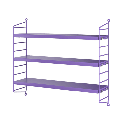 String Pocket Shelving - Purple/Purple