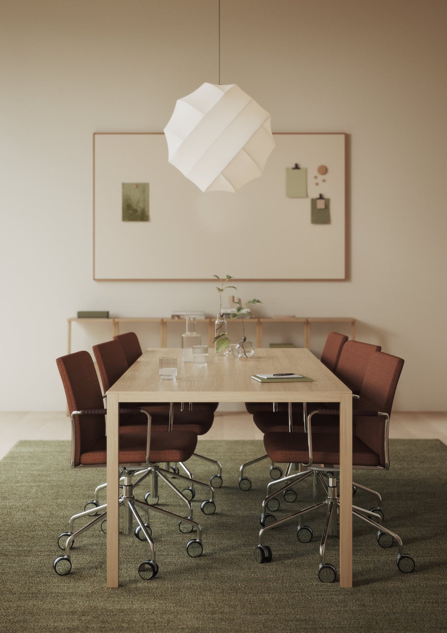 Swedese Stella Upholstered Armchair Wheelbase