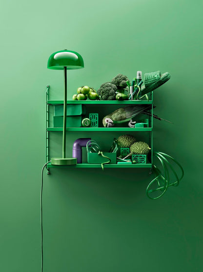 String Pocket Shelving - Green/Green