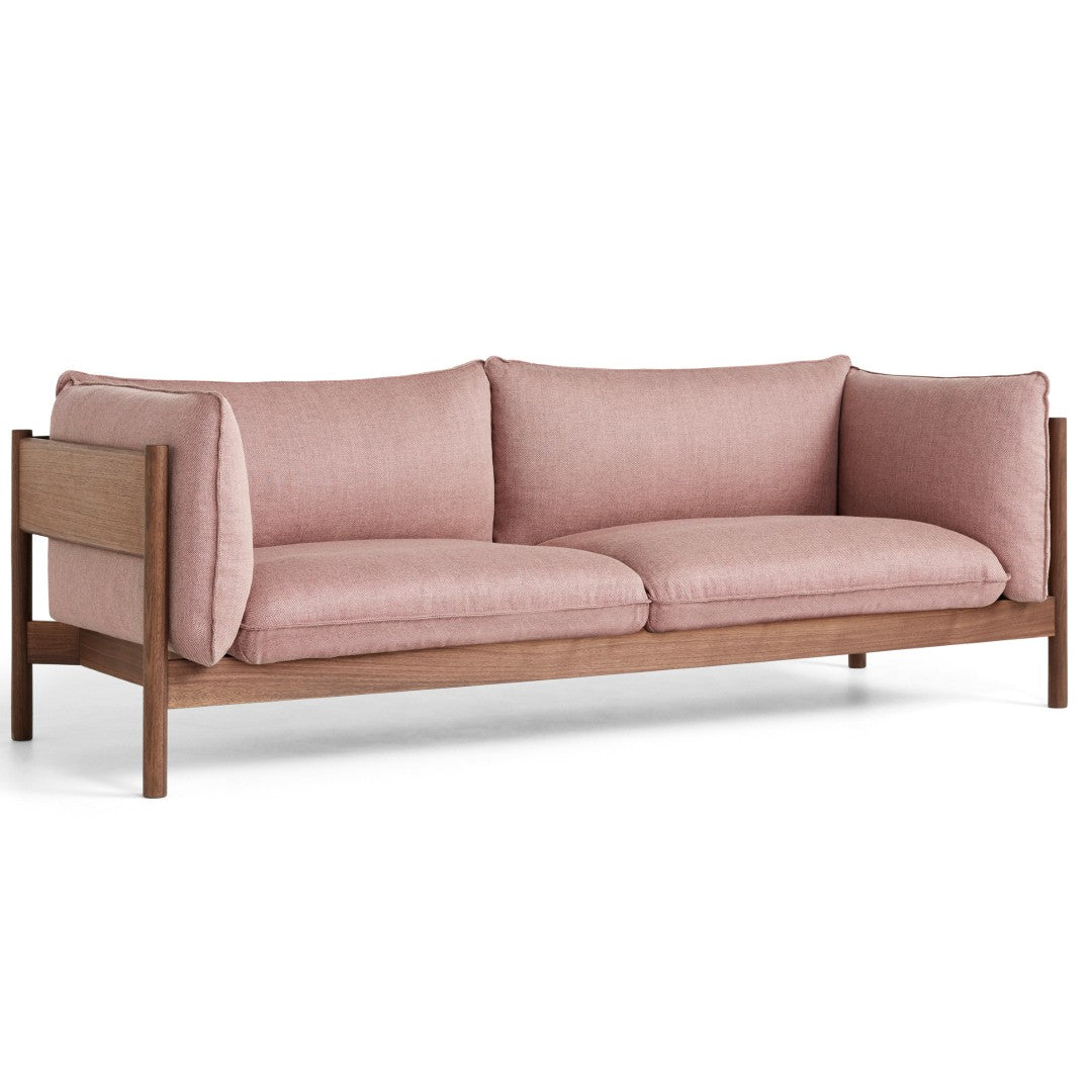 Hay Arbour Eco 3 Seater Sofa - Walnut Frame